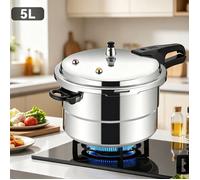 Autocuiseur 5L - aluminium - Cocotte minute 22cm - fond renforcé - compatible gaz et induction - usage familial 3 à 4 personnes