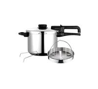 Autocuiseur 6 Litres, Induction, Acier Inoxydable 18/10, Régulateur de Pression DUAL Xpress 6 Argent