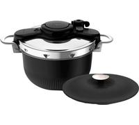 Autocuiseur 6l inox noir - Seb - P4810700 - clipso minut tempo
