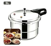 Autocuiseur Aluminium 5L | Compatible Gaz & Induction | Avec Panier Vapeur | Cuisson Rapide Légumes, Viandes & Légumineuses