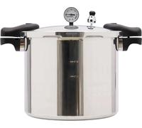 Autocuiseur - Autocuiseur à vapeur - Alliage d'aluminium - 32 cm - 0-90 kPa - Pour cuisinière à gaz - Volume > 6 l - Argent