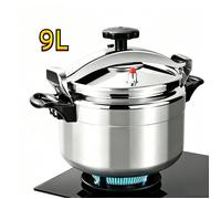 Autocuiseur, Autocuiseur professionnel, autocuiseur en aluminium, Cocotte Minute avec Valve de Sécurité, pour cuisinière à gaz, 9L