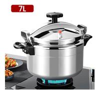 Autocuiseur - Autocuiseur professionnel - Robuste et antidéflagrant - Compatible avec les cuisinières à gaz - Autocuiseur 7 L