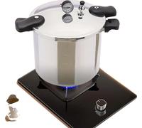 Autocuiseur, capacité 22 l, pression maximale 90 kPa, matériau en alliage d'aluminium, dimensions 32 x 28 cm, compatible avec les cuisinières à gaz et électriques