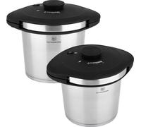 Autocuiseur Carl Schmidt Sohn-GALAXY, acier inoxydable, 6 litres, noir/argent