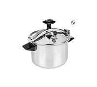 autocuiseur de 10L pour 7 à 10 personnes argent noir