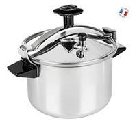 autocuiseur de 10L pour 7 à 10 personnes argent noir SEB G