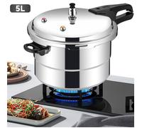 Autocuiseur de Cuisine en Alliage D'aluminium 5L Cuisinière Électrique à Gaz, Ustensiles de Cuisine de Sécurité à Économie D'énergie