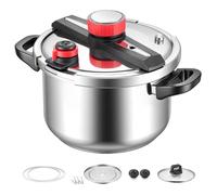 Autocuiseur - DUOKU - 26cm/9L - Inox 304 - Fond 3 couches - Compatible induction