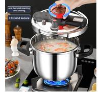Autocuiseur en acier inoxydable 201, cocotte-minute composite, , compatible les cuisinières à gaz à induction 4 L,cocotte-minute