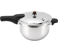 Autocuiseur en acier inoxydable Détection d'explosion Multifonctionnel avec soupape de sécurité 80 kPa Poignée de sécurité Casserole 3L -Diamètre 18 cm / 7,1in