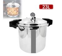 Autocuiseur en Aluminium 23L avec Manomètre, 100 Kpa Autocuiseur avec Poignée Anti-brûlure, Antidéflagrant, Toutes les Cuisinières