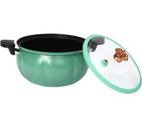 Autocuiseur - En forme de citrouille avec double poignée - 8 L - Fonte - Ø 28,8 cm - Lavable au lave-vaisselle - Vert
