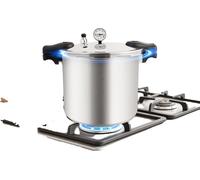 Autocuiseur, grande capacité, manomètre intégré, 32 cm