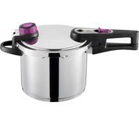 Autocuiseur, Induction, 6 L, Ø 22 cm, Acier inoxydable 18/10, GSW SYSTEM PLUS, Panier et support inclus