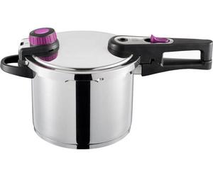 Autocuiseur, Induction, 6 L, Ø 22 cm, Acier inoxydable 18/10, GSW SYSTEM PLUS, Panier et support inclus