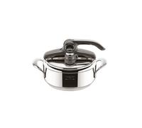 Lagostina Diva Autocuiseur 3,5 L en acier inoxydable avec panier inclus avec fond Lagofusion® et valve 2 pressions Compatible induction