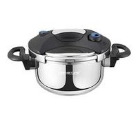 Autocuiseur Inox 5L Antiadhésif Tous Feux Induction Fermeture Sécurisé Signature Noir / Argent