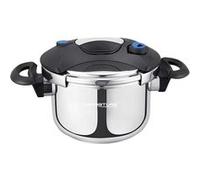 Autocuiseur Inox 7L Antiadhésif Tous Feux Induction Fermeture Sécurisé Signature Noir / Argent