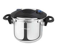 Autocuiseur Inox 9L Antiadhésif Tous Feux Induction Fermeture Sécurisé Signature Noir / Argent Noir / Argent