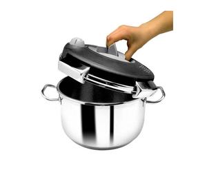 Autocuiseur Inox Professionnel LUNA ARTAME Poignée Automatique 8 L D24 cm
