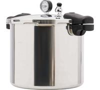 Autocuiseur - Marmite - Capacité 21,8 l - Fermeture de sécurité - Anti-explosion - Pour cuisson à la vapeur et à l'étouffée - Gris clair