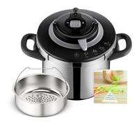 Autocuiseur inox 8l - Seb - P4551400 - clipso + chef