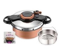 Autocuiseur Seb ClipsoMinut'® DUO 5L P4705101 Gris et Marron Effet cuivre H