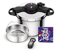 Autocuiseur Seb Cocotte-minute 9L ClipsoMinut'' « Cocotte de vos régions » P4624907 Noir Argent Inox G