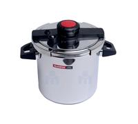 Autocuiseur - SILAMPOS - 10L - Acier inoxydable 18/10 - 2 niveaux de pression - Système de sécurité