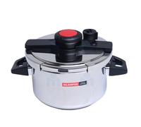 Autocuiseur - SILAMPOS - 6L - Acier inoxydable 18/10 - 2 niveaux de pression - Système de sécurité
