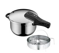 WMF Autocuiseur PERFECT 4,5 l – Induction Ø 22 cm, Cromargan inox, 2 niveaux, poignée amovible