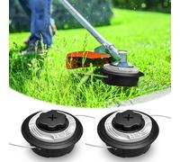 Autocut C6-2 Lot de 2 têtes de coupe pour débroussailleuse Stihl - Tête de fil de rechange - M8 x 1,25 Autocut C6-2 - Pour Stihl FS38 FS40 FS45 FS50 FSE60 FSE71 FSE81