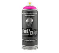AutoFullCar Full Dip Spray Fluor 400 ml | Peinture aérosol en vinyle liquide pour voiture, moto, vélo, jante (Rose fluo)