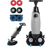 Autolaveuse de sols professionnelle sans fil, polisseuse de carrelage électrique rotative à 360°, brosse de nettoyage motorisée pour moquette, autotractée, capacité de nettoyage de 13 000 pi