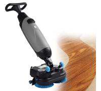 Autolaveuse professionnelle sans fil à conducteur marchant, 36 V 10,5 Ah, largeur de nettoyage de 43 cm, double brosse rotative, tête pivotante à 360°
