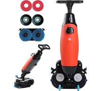 Autolaveuse sans fil, polisseuse de carrelage électrique rotative autopropulsée à usage commercial, brosse de nettoyage motorisée pour moquette et extracteur, efficacité de 13 000 pi²/h, com