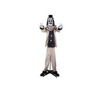 automate clown maléfique animé son lumière 160cm - ptitclown 22237