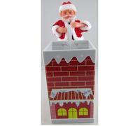 Automate musical - Santa Claus - Père Noël grimpeur - Rouge - Intérieur - Piles AA incluses