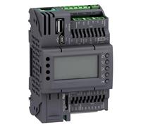 Automate programmable Schneider Electric, Modicon M172 Performance, écran, 18 E/S, Ethernet, Modbus, BACnet, Webvisu, 24 VCA/CC TM172PDG18R