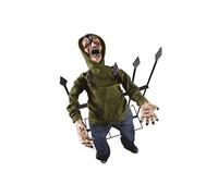 P'tit Lit Automate animatronique Zombie empalé 22337 – Sonore et lumineux – 140 cm