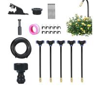 Automatic Irrigation Kit Automatic Efficient Sprinkler Desi Watering System | Sprinkling Quick Connect Tool 360 Degree Curved for Nursery, Raised Beds, Greenhouse, Park system optimizes water usage