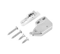 Automatic Spring Snap System Push-in Touch Lock,Rebound self-Locking Device, Mini Tip Latch Cabinet Door Furniture Safety Lock (1 Pack)