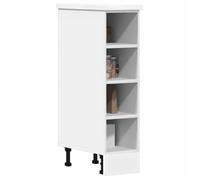 ""Automne/hiver"" Blanc Meuble bas ""Riga"" Blanc 20 x 44,5 x 81,5 cm - bois d'ingénierie - Hauteur:81.5cm Nove6756254