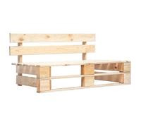 ""Automne/hiver"" Brun Banc palette de jardin bois - Hauteur:55cm DEC3202592