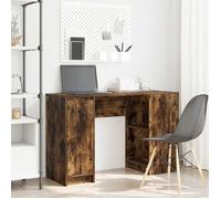 ""Automne/hiver"" Brun Bureau chêne fumé 120x42x76cm - bois d'ingénierie - Hauteur:76cm DEC3386703