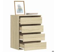 ""Automne/hiver"" Brun Commode d'angle chêne sonoma 60x41x76cm - bois d'ingénierie - Hauteur:76cm DEC2611000