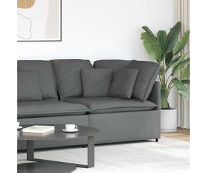""Automne/hiver"" Gris Module d'angle de canapé modulaire coussins gris foncé 100cm - Hauteur:64cm DEC3067140