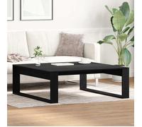 ""Automne/hiver"" Noir Table basse carrée - Chêne noir 100x100x35cm - bois d'ingénierie - Hauteur:35cm DEC8339761