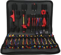Automotive Circuit Test Leads Kit Multimètre Testeur électrique Outils de diagnostic Connecteurs de câbles Câble adaptateur avec sac de transport